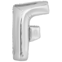Large Letter F Silver
